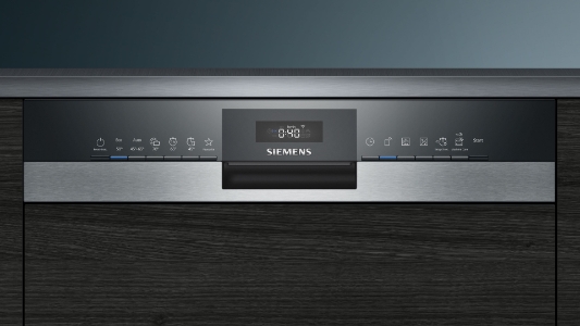 Siemens SN53ES14VE Geschirrspüler Einbau teilintegriert 60 cm Edelstahl mit Besteckschublade