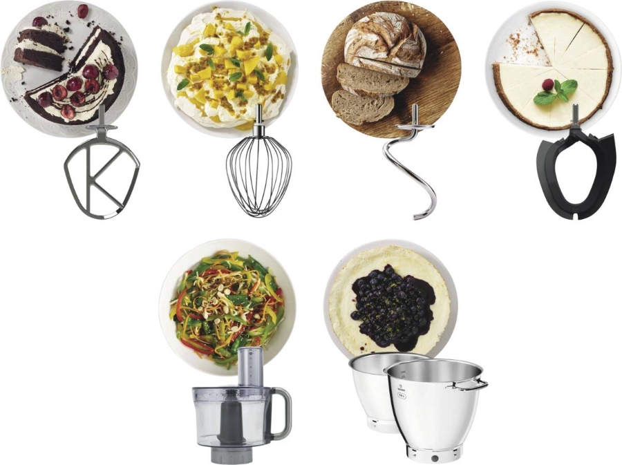 Kenwood Elektro KWL90.244SI Titanium Chef PatissierXL Küchenmaschine Silber