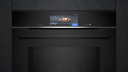 Siemens HM778GMB1  Backofen mit Mikrowelle Schwarz 