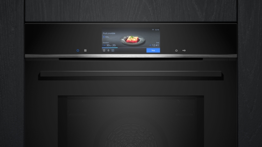 Siemens HM778GMB1  Backofen mit Mikrowelle Schwarz 