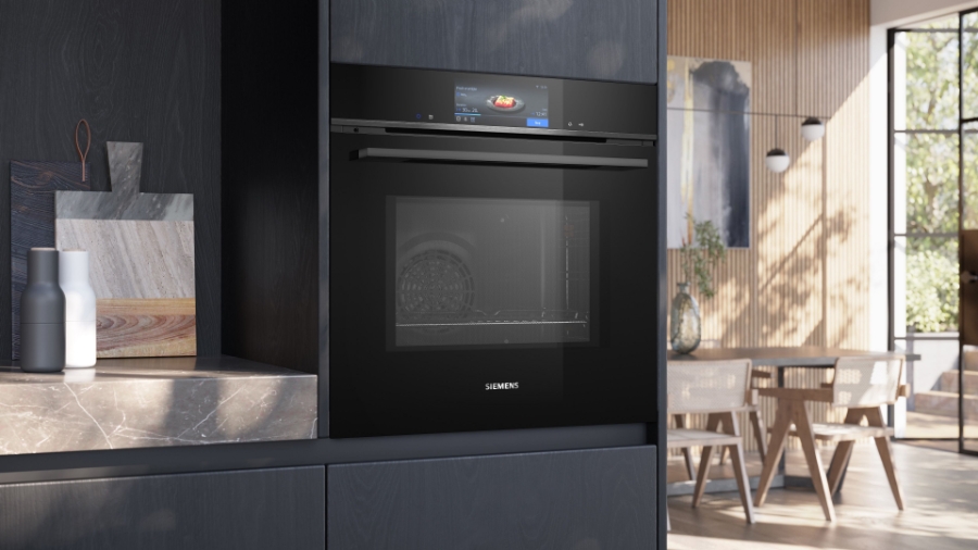 Siemens HM778GMB1  Backofen mit Mikrowelle Schwarz 
