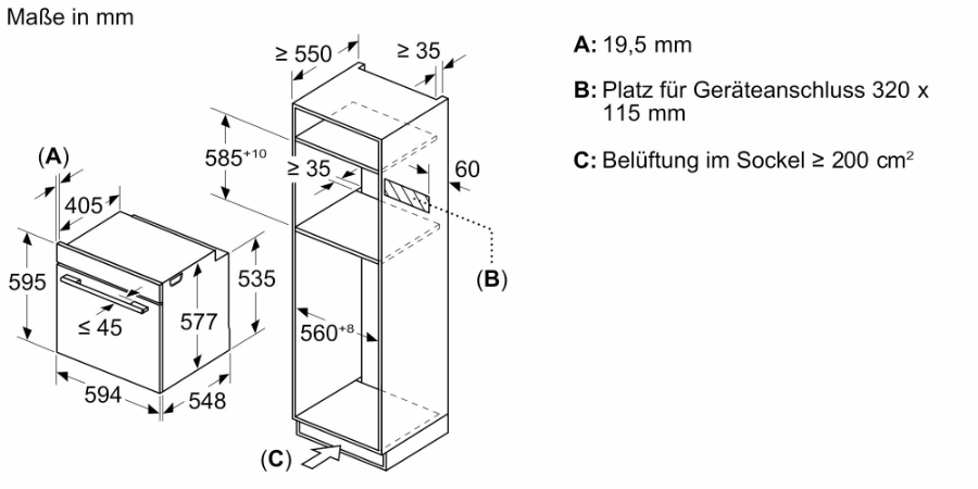 Siemens HM778GMB1  Backofen mit Mikrowelle Schwarz 