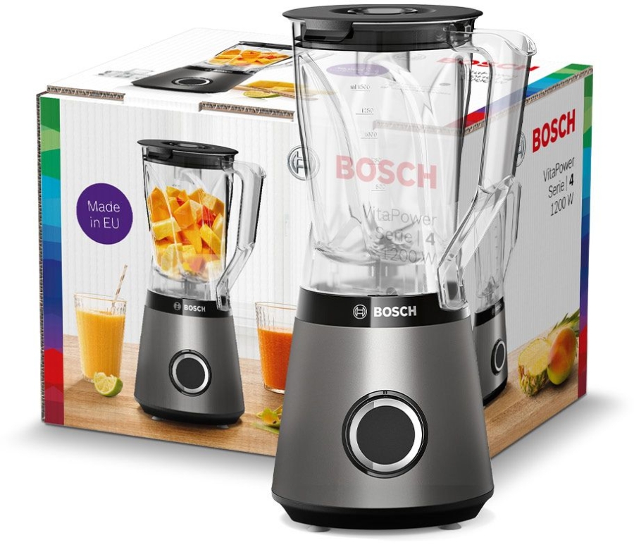Bosch MMB6141S Standmixer VitaPower  Silber Hochleistungsmixer
