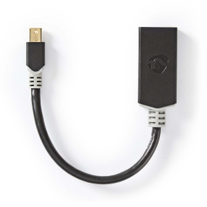 Nedis CCBW37654AT02 Mini Displayport-Kabel Anthrazit  DisplayPort 1.4 | Mini DisplayPort Stecker | HDMI™ Ausgang |
