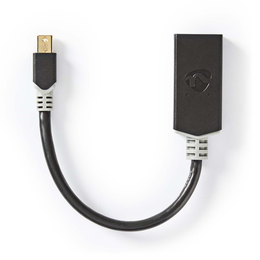 Nedis CCBW37654AT02 Mini Displayport-Kabel Anthrazit  DisplayPort 1.4 | Mini DisplayPort Stecker | HDMI™ Ausgang |