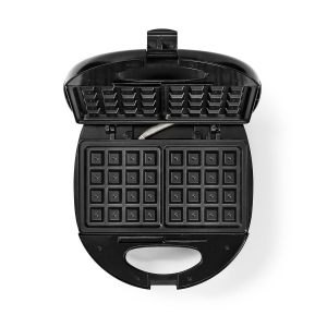 Nedis KAWP200BK Waffeleisen  Aluminium / Kunststoff Belgien Waffeln | 22 x 12 cm | 750 W 