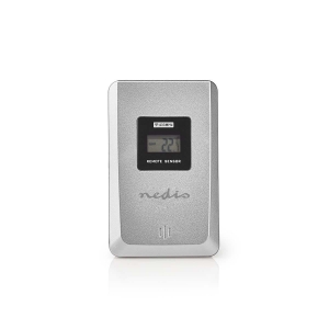 Nedis WEST201GY Wetterstation Innen- und Aussenbereich  ,Inklusive schnurloser Wettersensor,Weckerfunktion