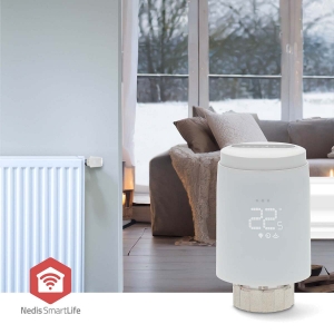 Nedis ZBHTR20WT SmartLife Heizkörpersteuerung Zigbee 3.0 | Batteriebetrieben
