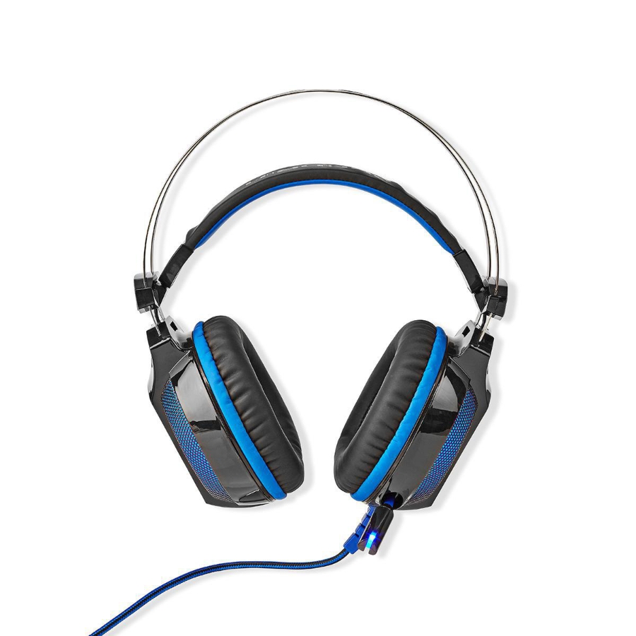 Nedis GHST500BK Gaming Headset Über Ohr Surround | USB Type-A | Biegbar & einziehbare Mikrofon