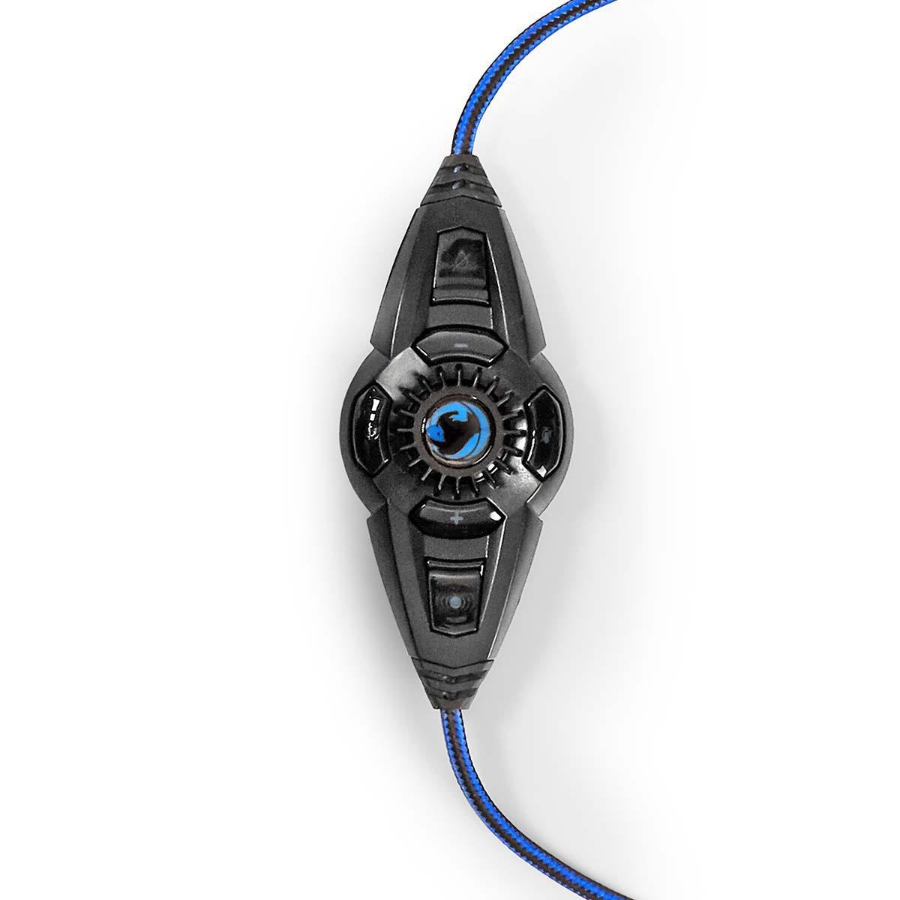 Nedis GHST500BK Gaming Headset Über Ohr Surround | USB Type-A | Biegbar & einziehbare Mikrofon