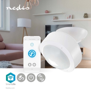 Nedis WIFISM10CWT SmartLife-Bewegungssensor Wi-Fi | Batteriebetrieben / Netzstromversorgung 