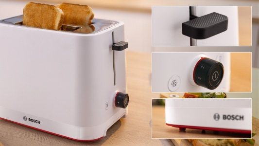 Bosch TAT3M121 MyMoment,  Kompakt Toaster, Weiß 