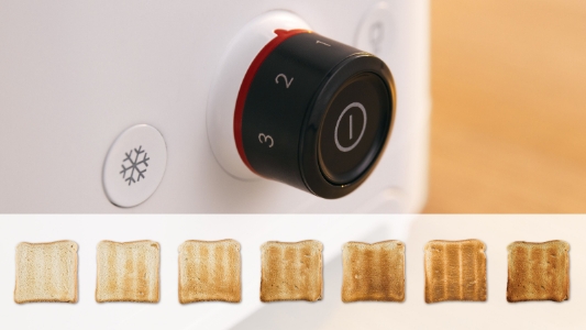 Bosch TAT3M121 MyMoment,  Kompakt Toaster, Weiß 