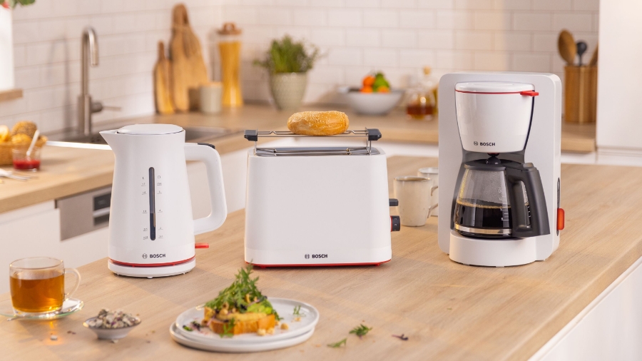 Bosch TAT3M121 MyMoment,  Kompakt Toaster, Weiß 