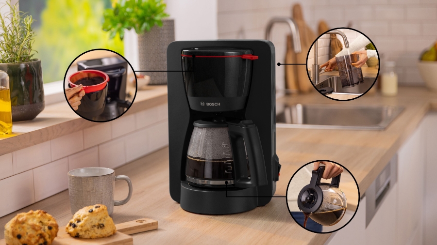 Bosch TKA2M113  MyMoment  Filterkaffeemaschine Schwarz 