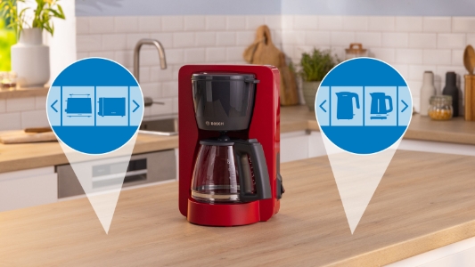Bosch TKA2M114 MyMoment Filterkaffeemaschine Rot 