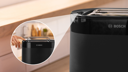 Bosch TAT2M123 MyMoment Kompakt Toaster Schwarz 
