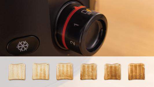 Bosch TAT2M123 MyMoment Kompakt Toaster Schwarz 