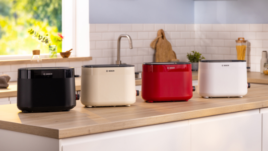 Bosch TAT2M123 MyMoment Kompakt Toaster Schwarz 