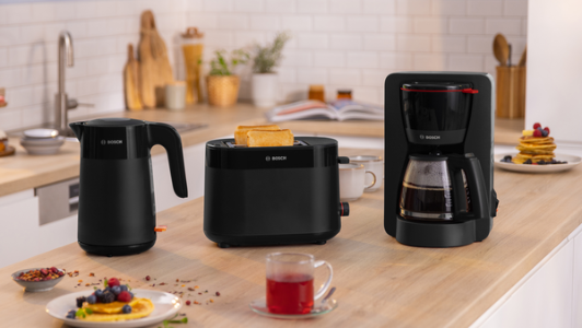 Bosch TAT2M123 MyMoment Kompakt Toaster Schwarz 