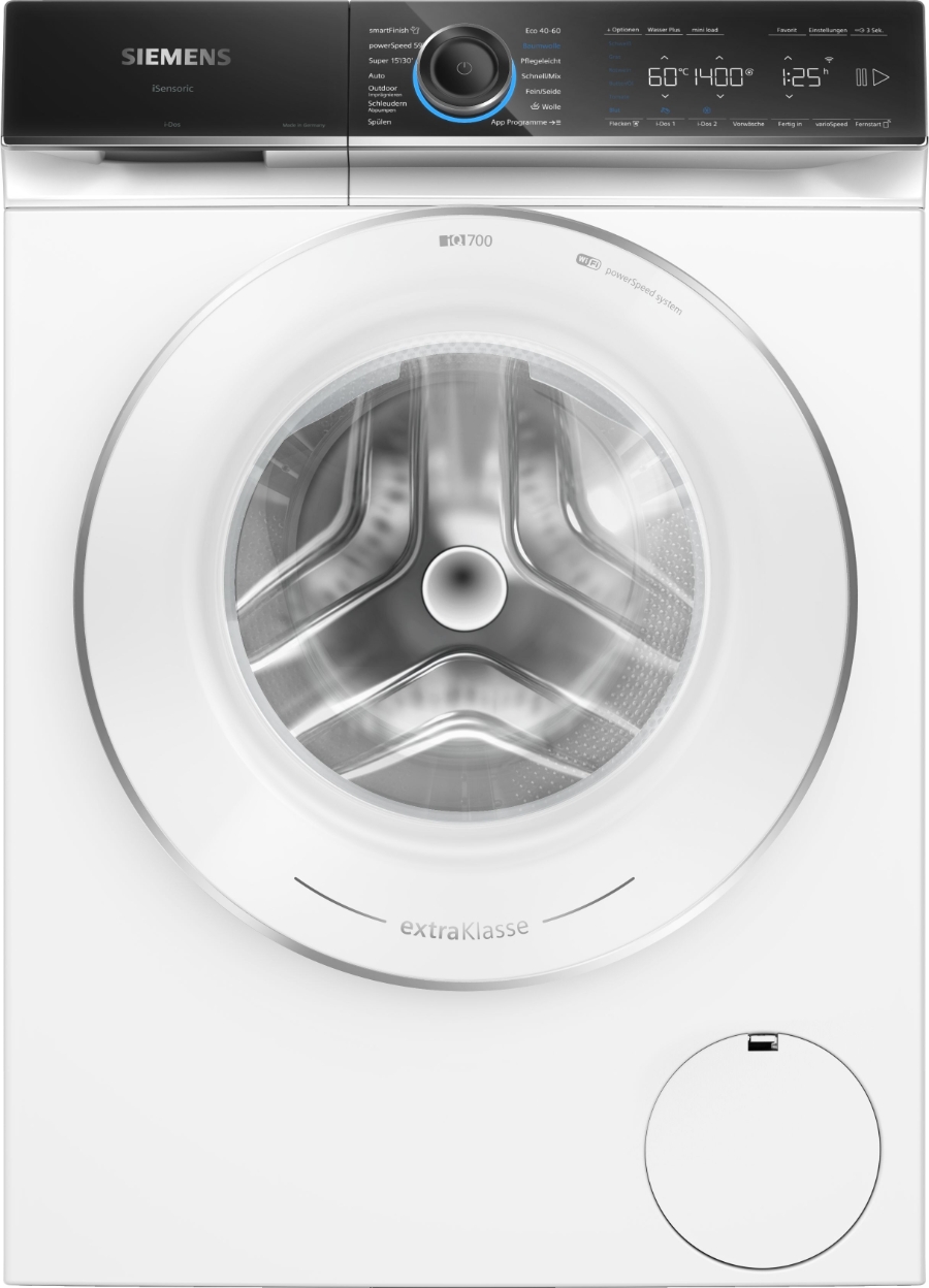 Siemens WG44B2A90 iQ700 Waschmaschine, Frontlader, 9 kg, 1400 U/min 