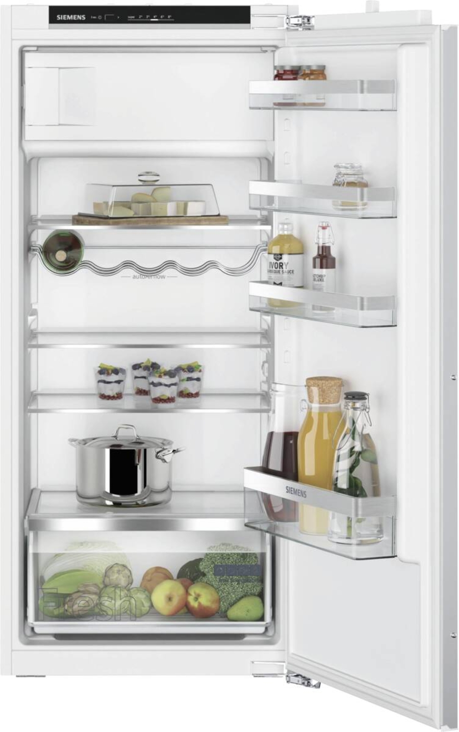 Siemens KI42LVFE0 Kühlschrank Einbau 122cm Nische Weiß Festtür mit Gefrierfach