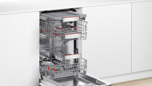 Bosch SPV6ZMX17E Serie 6 Geschirrspüler einbau vollintegriert 45 cm,mit Besteckschublade