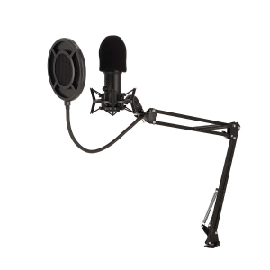 Nedis GSMIC410BK Gaming-Mikrofon Benutzt für: Desktop / Notebook | USB Type-A |