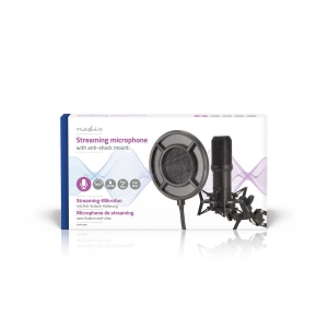 Nedis GSMIC410BK Gaming-Mikrofon Benutzt für: Desktop / Notebook | USB Type-A |