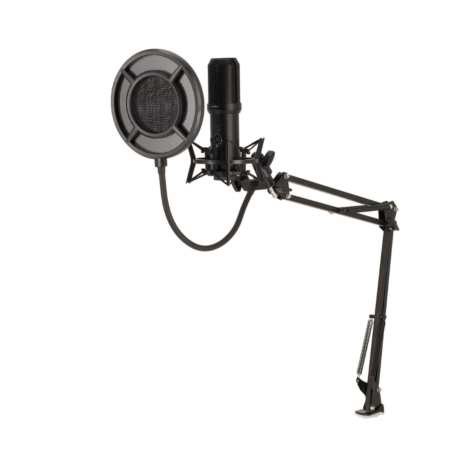 Nedis GSMIC410BK Gaming-Mikrofon Benutzt für: Desktop / Notebook | USB Type-A |