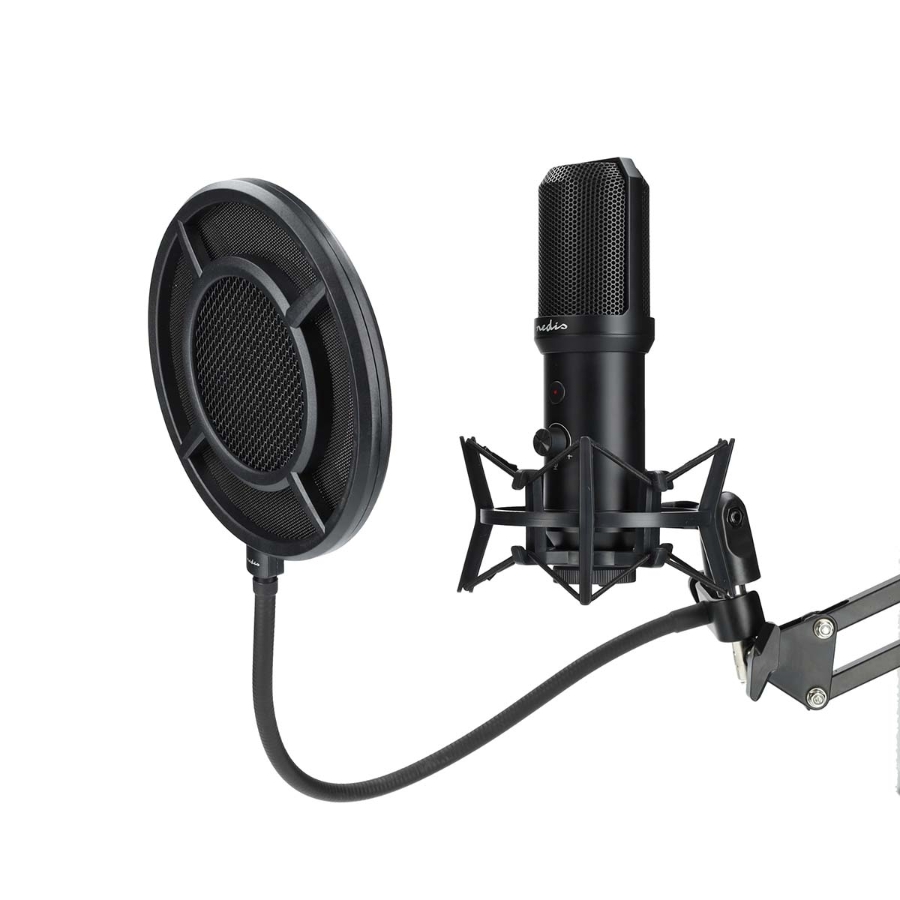 Nedis GSMIC410BK Gaming-Mikrofon Benutzt für: Desktop / Notebook | USB Type-A |