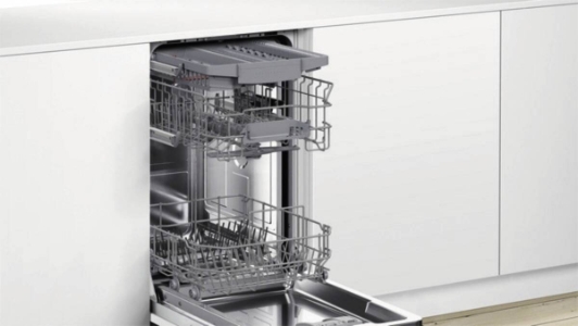 Bosch SPV2HMX42E Geschirrspüler Einbau vollintegriert 45 cm mit Besteckschublade