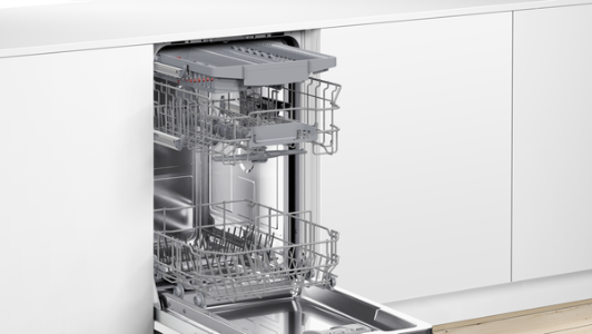 Bosch SPV2HMX42E Geschirrspüler Einbau vollintegriert 45 cm mit Besteckschublade