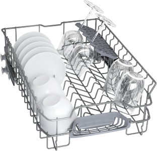 Bosch SPV2HMX42E Geschirrspüler Einbau vollintegriert 45 cm mit Besteckschublade