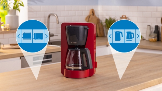 Bosch TKA3M134 MyMoment Filterkaffeemaschine rot  
