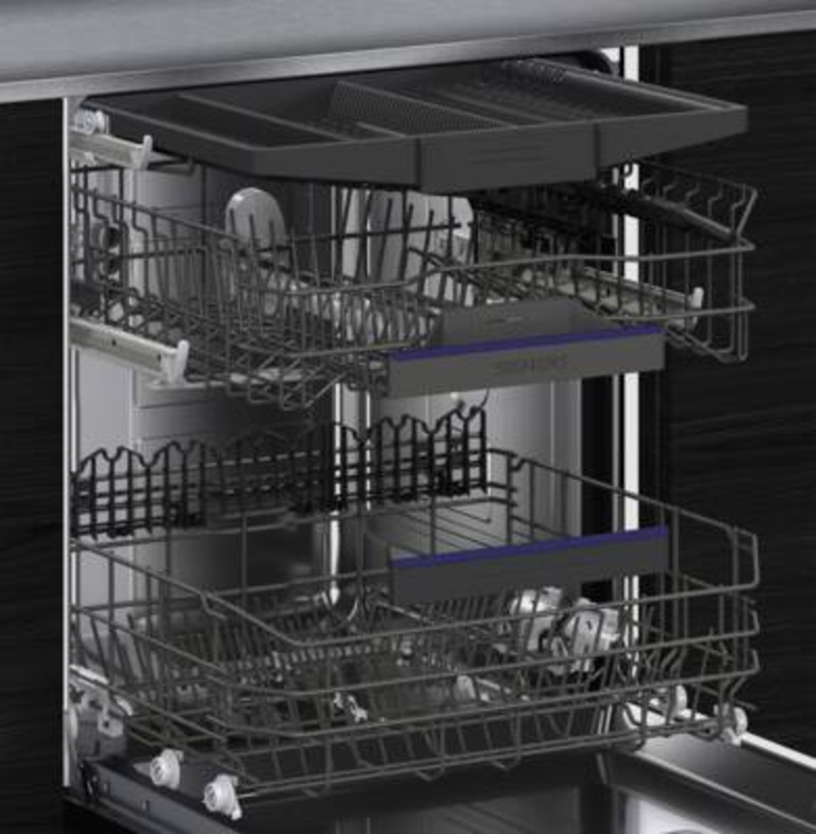 Siemens SN43ES02CE Unterbau-Einbau Geschirrspüler 60cm Edelstahl mit Besteckschublade