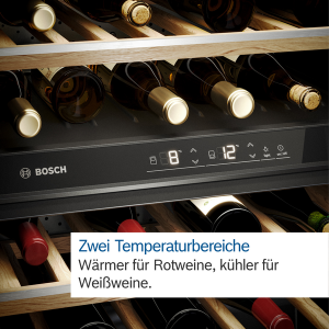 Bosch KWK16ABGB Serie 6  Weinkühlschrank mit Glastür 