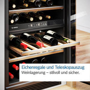 Bosch KWK16ABGB Serie 6  Weinkühlschrank mit Glastür 