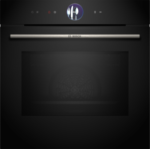 Bosch HMG776NB1 Serie 8  Einbau-Backofen mit Mikrowellenfunktion Schwarz,Air Fry,Crisp Funktion