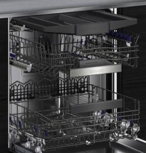 Siemens SX95EX07CE Q500 Geschirrspüler 60 cm, XXL mit Besteckschublade, mit varioScharnier(IKEA Küche)