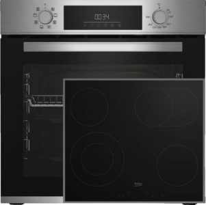 Beko BBSM12320X Backofenset Edelstahl (BBIM12300X + EB 9741 XH)