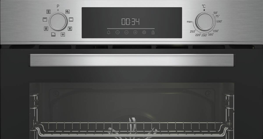 Beko BBSM12320X Backofenset Edelstahl (BBIM12300X + EB 9741 XH)