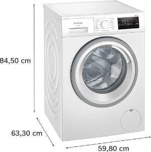 Siemens WM14N127 iQ300, Waschmaschine, Frontlader, 8 kg, 1400 U/min. 
