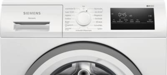 Siemens WM14N127 iQ300, Waschmaschine, Frontlader, 8 kg, 1400 U/min. 