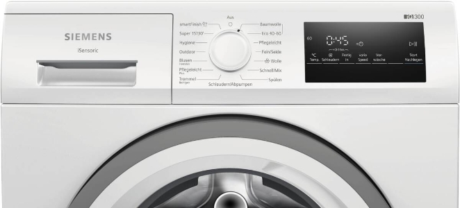 Siemens WM14N127 iQ300, Waschmaschine, Frontlader, 8 kg, 1400 U/min. 