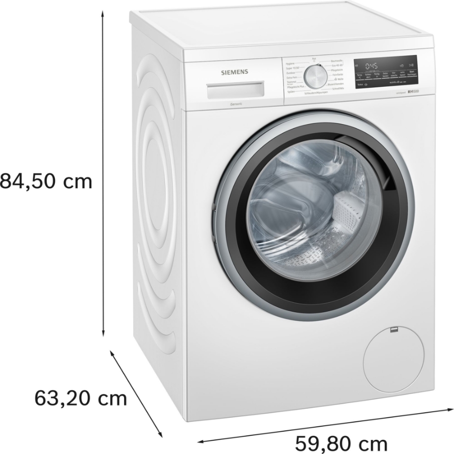 Siemens WU14UT28 iQ500, Waschmaschine, unterbaufähig - Frontlader, 8 kg, 1400 U/min.