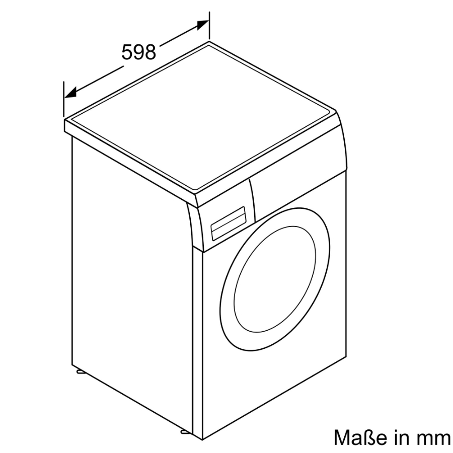 Siemens WU14UT28 iQ500, Waschmaschine, unterbaufähig - Frontlader, 8 kg, 1400 U/min.