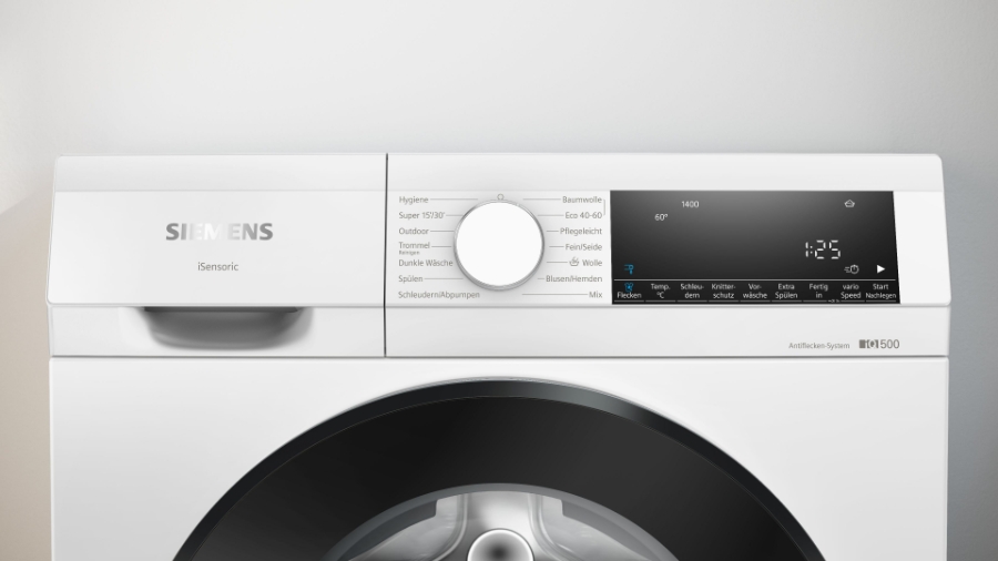 Siemens WG34G2070 iQ500, Waschmaschine, Frontlader, 8 kg, 1400 U/min 