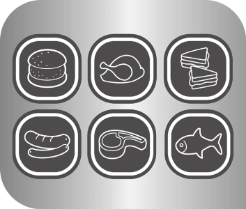 Tefal GC7058 Optigrill Tefal Kontaktgrill Schwarz 