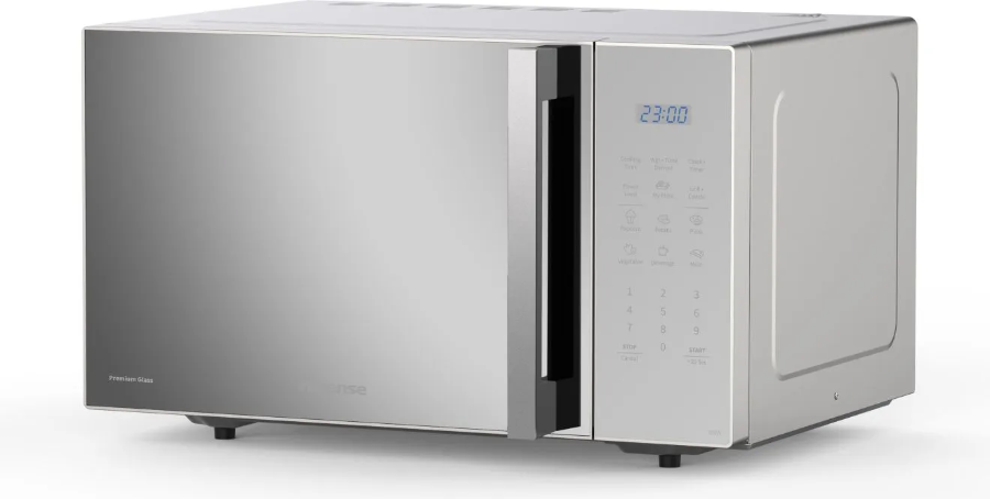 Hisense H23MOMS5HG  Stand Mikrowelle mit Grill Funktion 23 Liter 